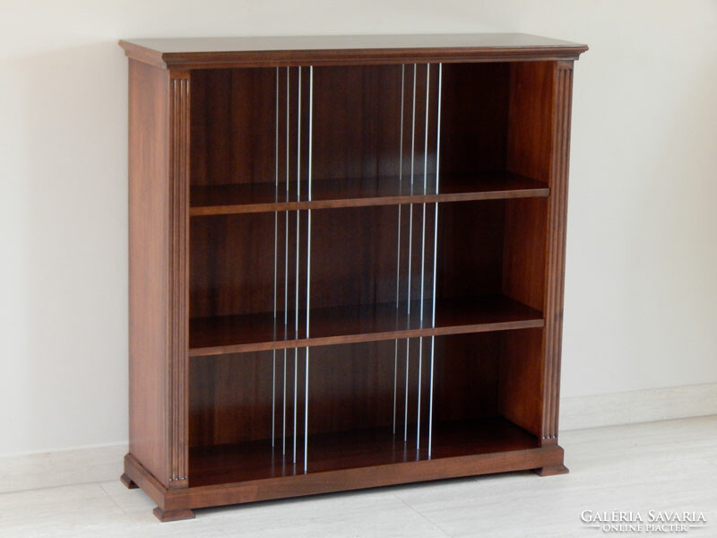 Bookshelf, with metal rods [f-24]