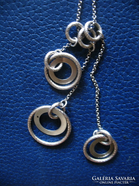 Fraboso (Italian) sterling silver necklace and earrings
