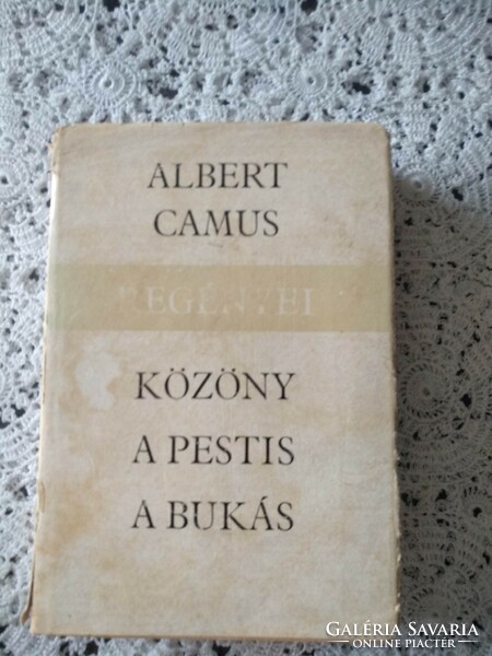 Albert camus: 3 novels: indifference, the plague, the fall, negotiable