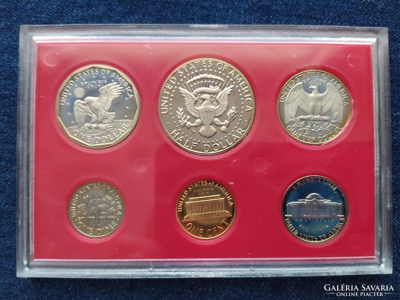 USA emlék dollár és cent PP szett 1981 (id79031)