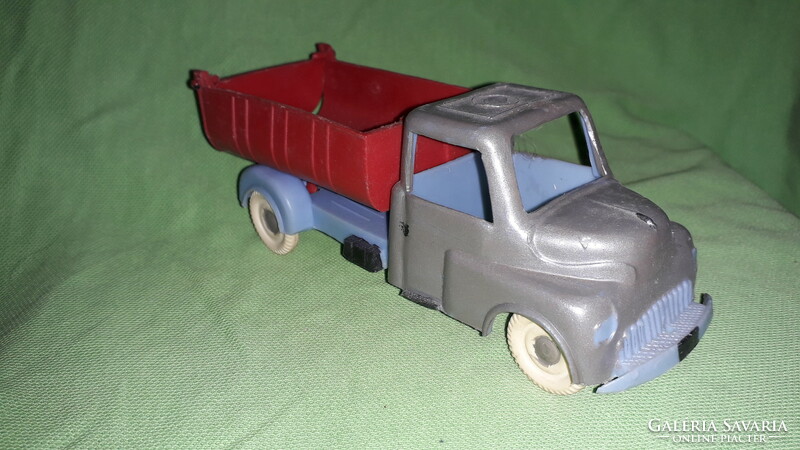 Old approx. 1960 Csepel traffic goods plastic truck extremely rare piece 15 cm toy car according to the pictures