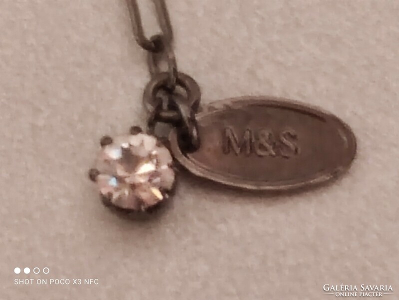 M&s bizsu necklace marked double row autumn colors