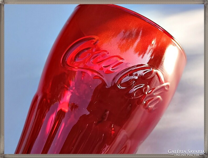 Coca Cola pohár 3 dl piros színű