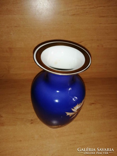 Jelzett porcelán váza - 18,5 cm magas (19/d)
