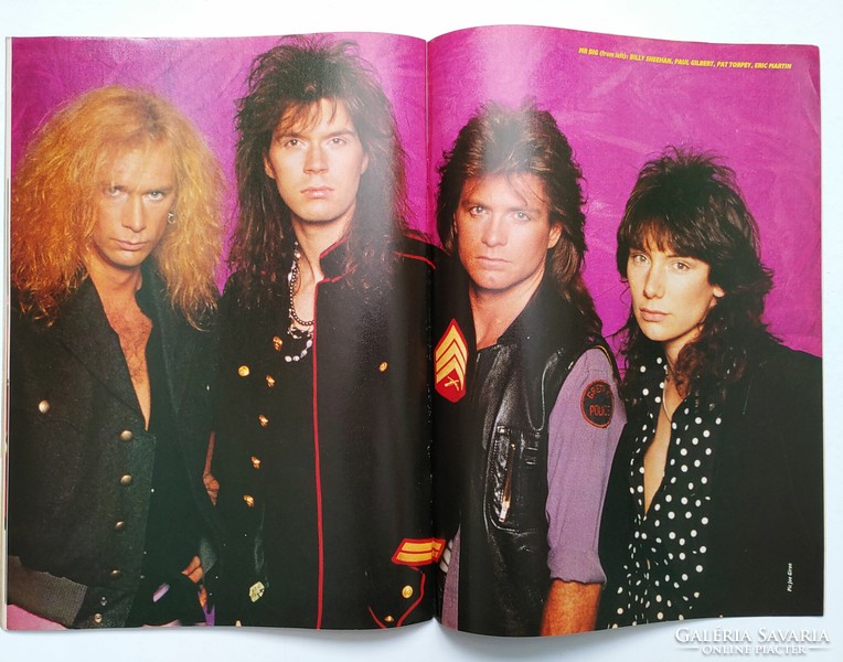 Kerrang magazin 89/7/1 Mr Big Aerosmith Masters Reality Legs Diamond Del-Lords Rich Marx Kings X