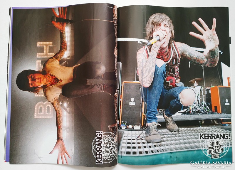 Kerrang magazin 13/4/13 Paramore Bring Horizon Ghost Stone Sour Metallica Clyro MC Romance Zombie