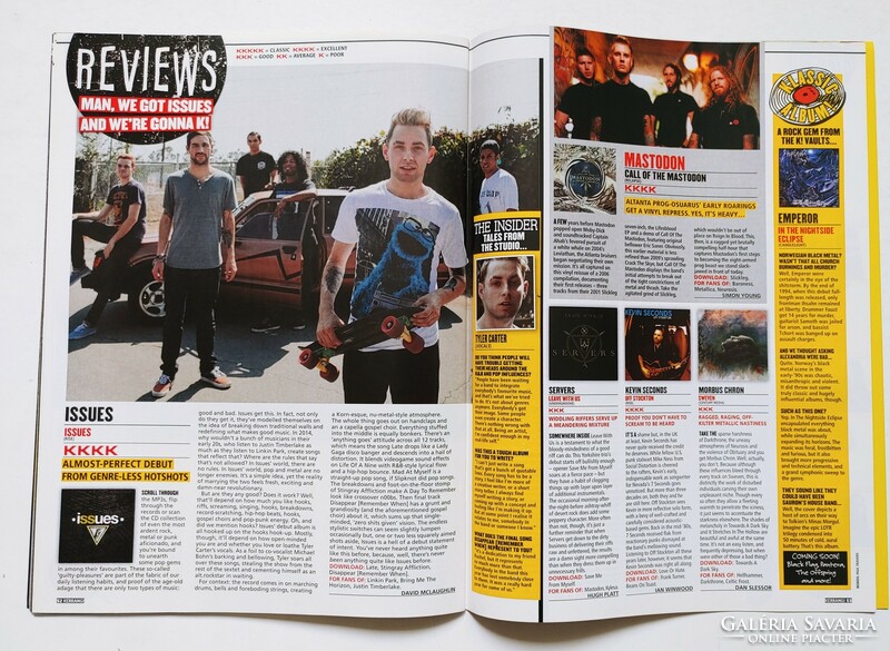 Kerrang magazin 14/2/22 Metallica Royal Blood Lamb Of God Young Guns Bizkit You Me Six Issues