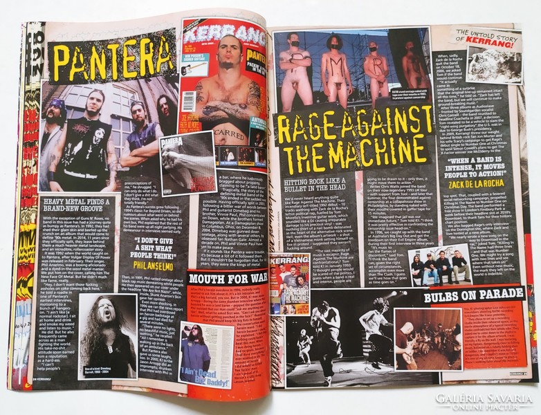 Kerrang magazine 14/1/25 chemical romance guns roses metallica slipknot maiden paramore nirvana acdc