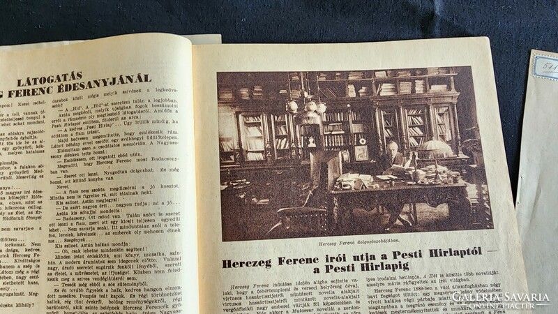 1933 HERCZEG FERENC életpályáról jelzett kiadvány Horthy - korszak népszerű írója színműíró újságíró