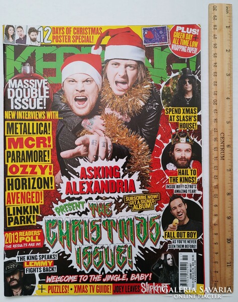 Kerrang magazin 13/12/21 Asking Alexandria Clyro Fall Out Blitz Kids In Crowd Don Broco Slash Ozzy