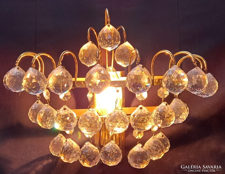 Orion crystal chandelier set with swarovski ball pendants