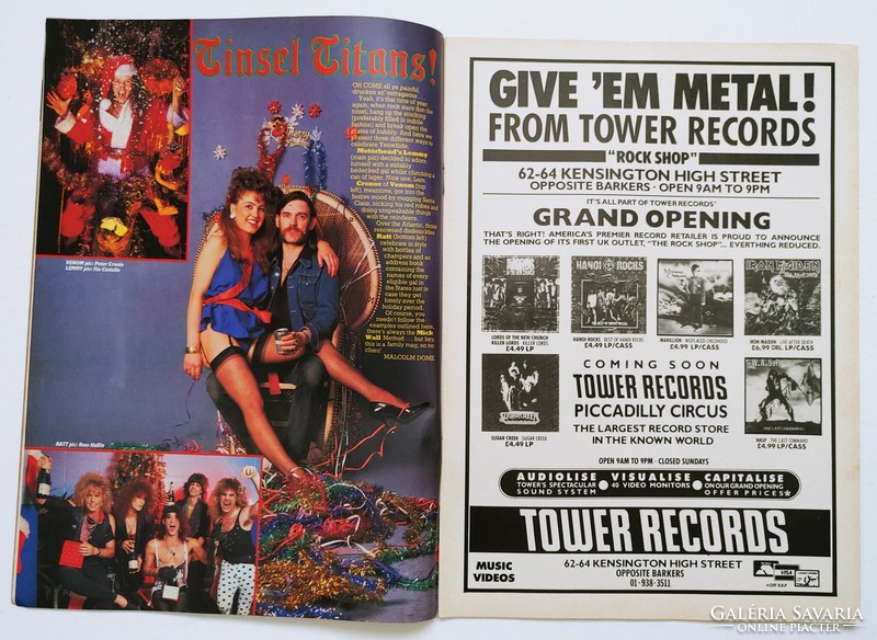 Kerrang magazin 85/12/12 Stryper Godz Mr Mister Starship Lofgren Jon Anderson Molly Hatchet Ozzy Pat