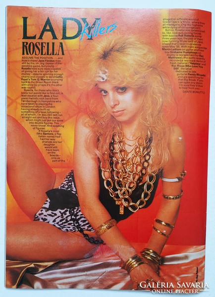 Kerrang magazin 86/5/21 Poison Dollys Styx UFO White Lion Krokus King Kobra Celtic Frost Legs Diamon