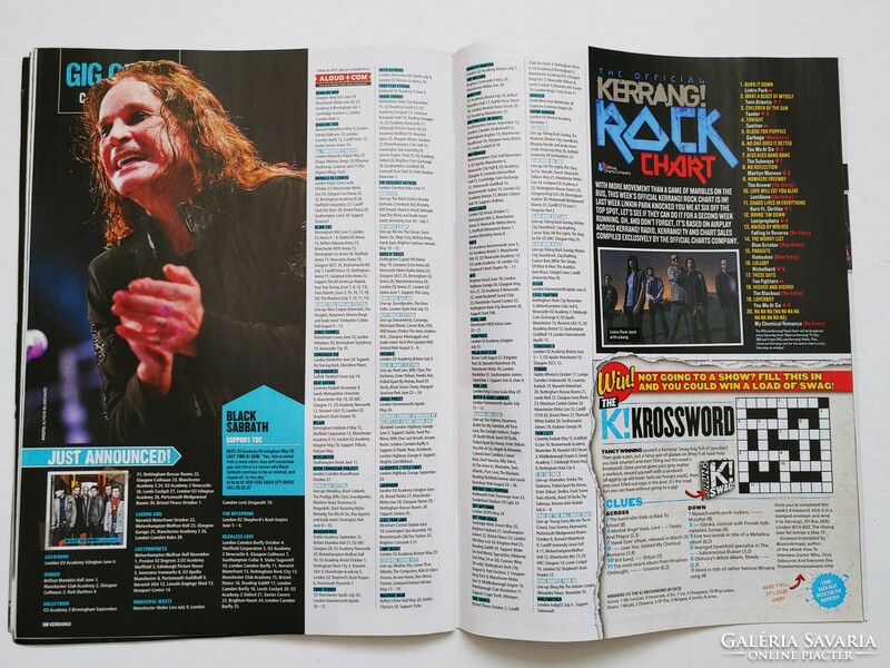 Kerrang magazin 12/5/12 Black Veil Brides Cancer Bats Linkin Nirvana Slipknot Metallica Maiden Seven