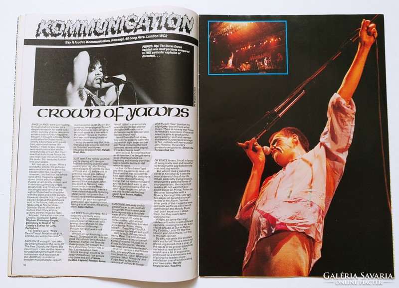 Kerrang magazin 84/12/27 Jimmy Page The Firm Krokus Joan Jett Francis Rossi Moody Blues Kiss