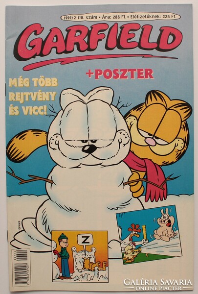 Garfield képregény 1999/2 110. szám