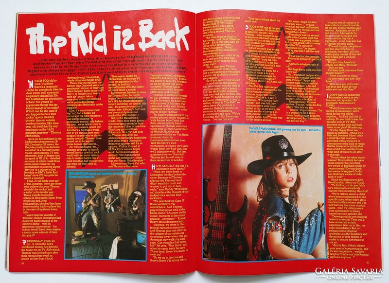 Kerrang magazine 89/7/22 testament lisa dominique phantom blue mike monroe angel witch night ranger