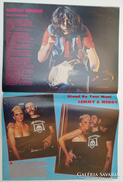 Kerrang magazin 82/6/17 Robert Plant Journey Iron Maiden Cheap Trick Bernie Tormé Riot Heart Free