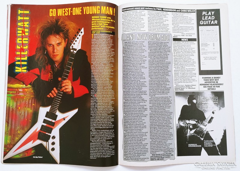 Kerrang magazine 86/3/20 rolling stones dokken acdc king diamond vicki seeger fm cheap trick zeno ber