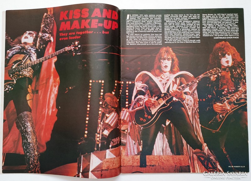 Kerrang magazine 82/7/29 kiss ozzy motorhead sos chinatown ore acdc thunderstick demon