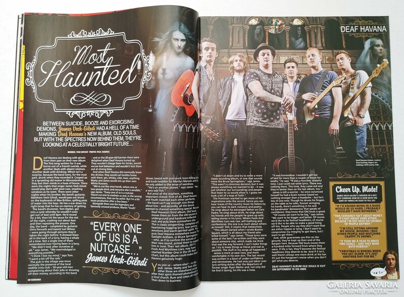 Kerrang magazin 13/9/7 Frank Iero Sevenfold Fall Out Deaf Havana You Me Six Veil Brides Clyro NIN Br