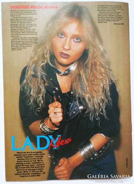Kerrang magazin 85/1/10 Judas Priest RATT Cockney Rejects Scandal Iron Maiden Firm UFO REO Doro