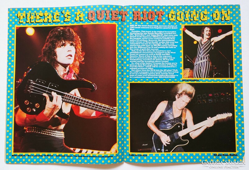 Kerrang magazin 83/8/25 Thin Lizzy Queensryche Ian Hunter Sabbath Quiet Riot Loudness Diamond Head