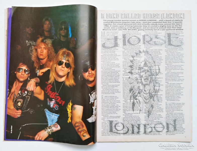 Kerrang magazin 89/6/24 White Lion Kings X Slammer Nevermore Mr Big Pariah Horse London Guns N Roses