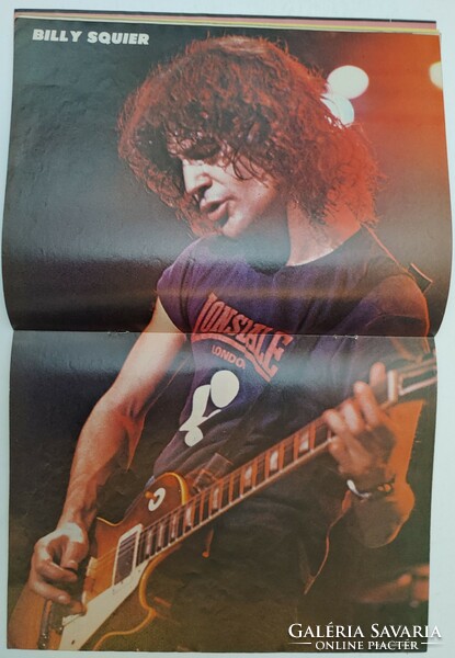 Kerrang magazin 82/7/1 ZZ Top Queen Marillion Budgie Billy Squier Hendrix Schenker B Öyster C Kiss