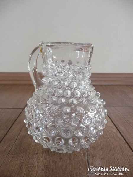 Antique cam glass jug