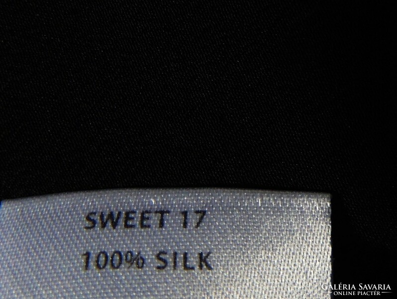 100% Silk, silk black women's top, blouse