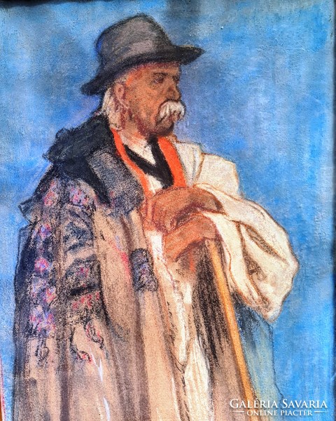 Old shepherd Árpád Feszty