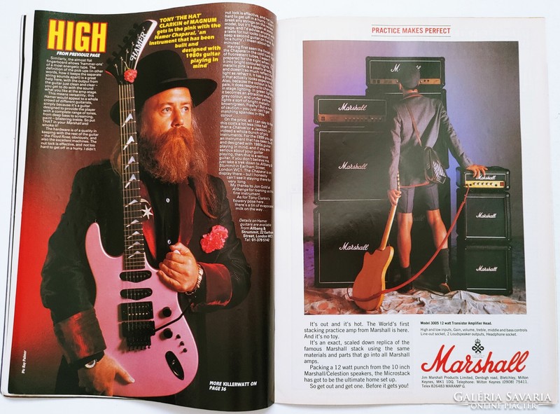 Kerrang magazin 86/7/24 Dave Lee Roth ELP Brix Rogue Male Love Rockets GTR Marillion Zodiac Mindwarp