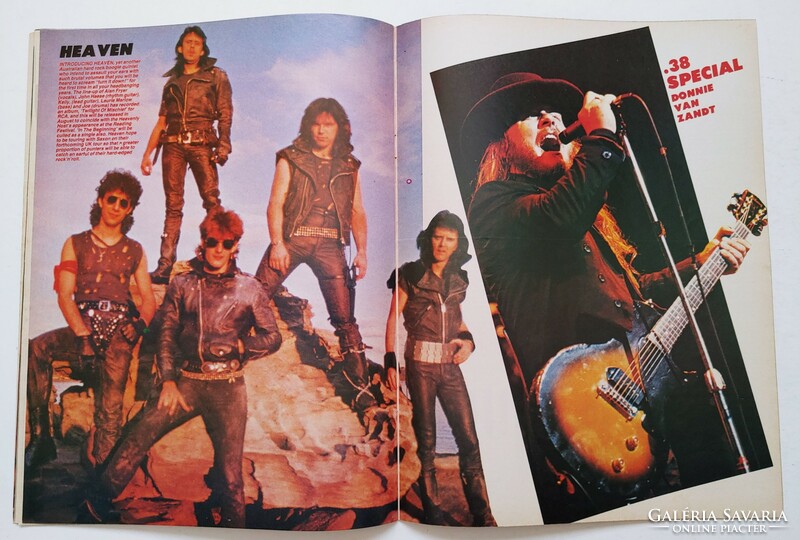 Kerrang magazin 82/7/29 Kiss Ozzy Motorhead SOS Chinatown Ore ACDC Thunderstick Demon