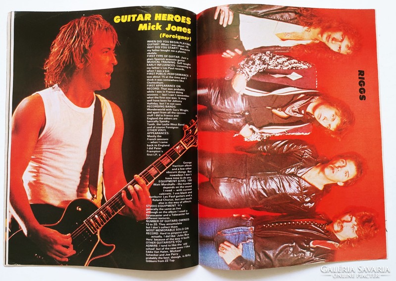 Kerrang magazin 82/4/22 Rainbow Asia Schenker Joan Jett Wish Ashbone Foreigner Loverboy Journey Rigg