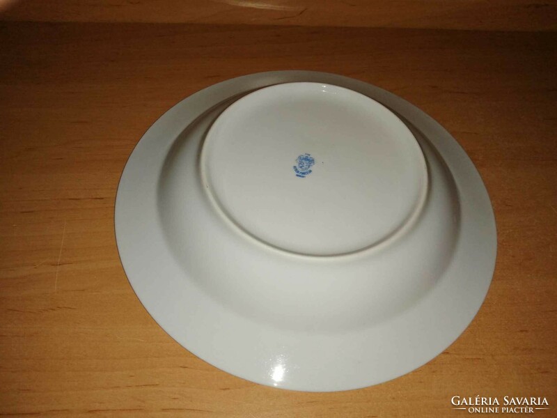 Alföldi porcelán lila virágmintás mélytányér leveses tányér -  23 cm (2p)