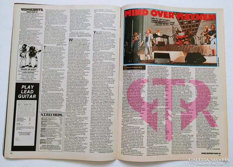 Kerrang magazin 86/7/24 Dave Lee Roth ELP Brix Rogue Male Love Rockets GTR Marillion Zodiac Mindwarp