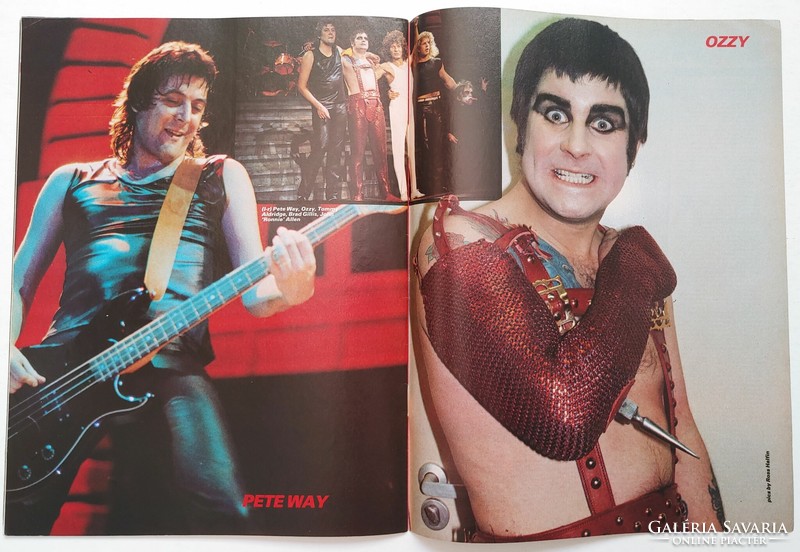 Kerrang magazin 83/1/13 Aerosmith Pet Benatar Girlschool Ozzy Chevy Golden Earring Dire Straits