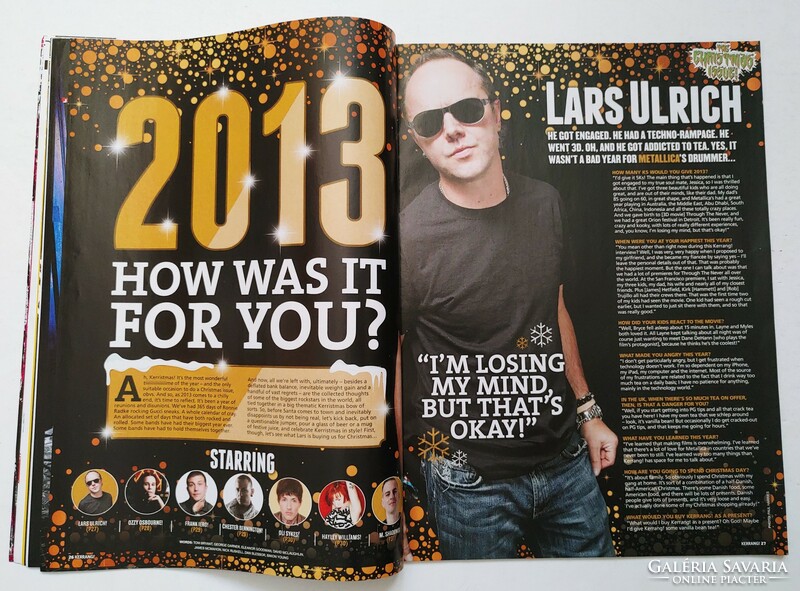 Kerrang magazin 13/12/21 Asking Alexandria Clyro Fall Out Blitz Kids In Crowd Don Broco Slash Ozzy