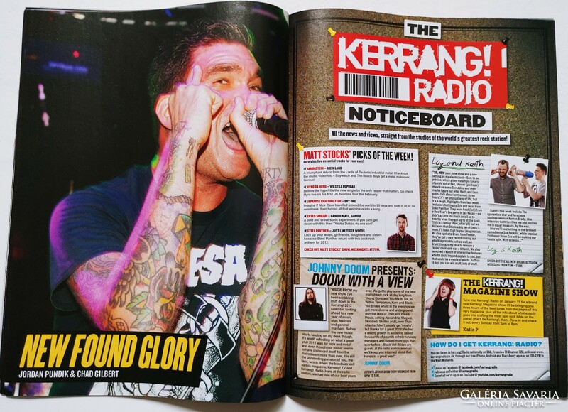 Kerrang magazin 12/1/14 All Time Low Sum 41 Letlive While Sleeps New Found Glory Alexandria Bush Bla