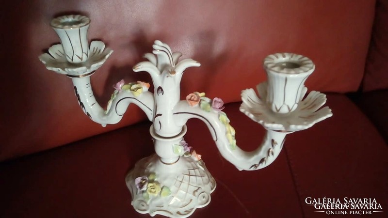 Baroque candle holder