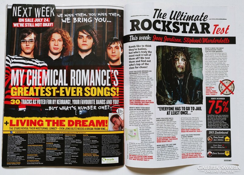 Kerrang magazin 13/7/20 All Time Low Veil Brides Horizon Tonight Alive Sirens While Sleeps Motorhead