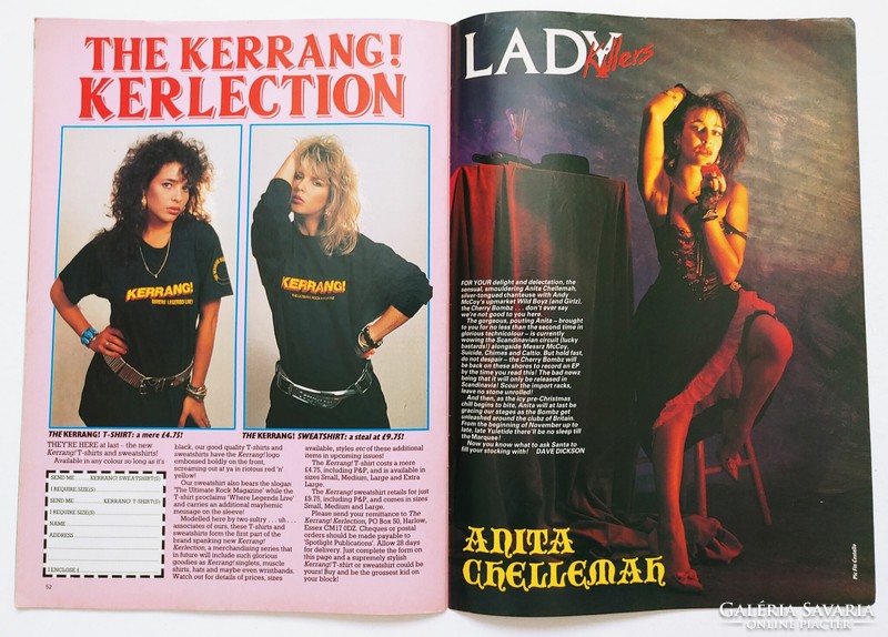 Kerrang magazine 85/10/17 daltrey cheap trick iron maiden cult tzuke vandenberg chellemah dio
