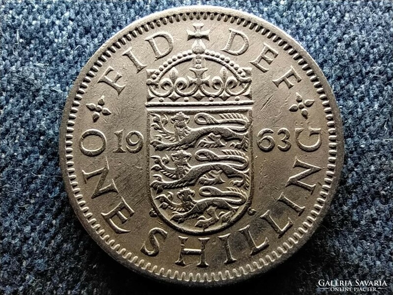 Anglia II. Erzsébet (1952-) 1 Shilling 1963  (id56957)