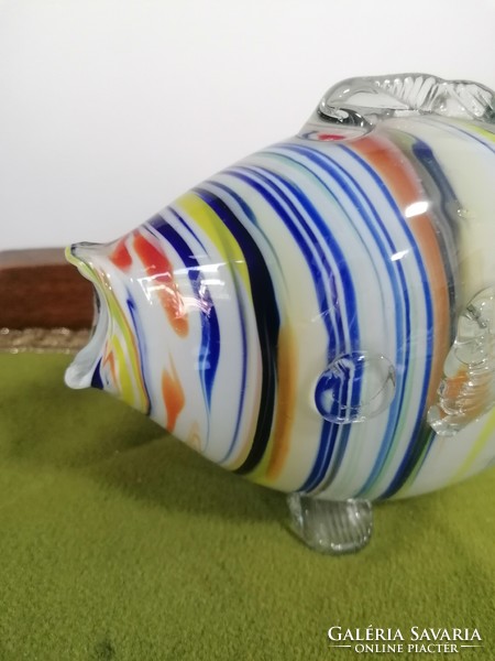 Murano style retro glass fish