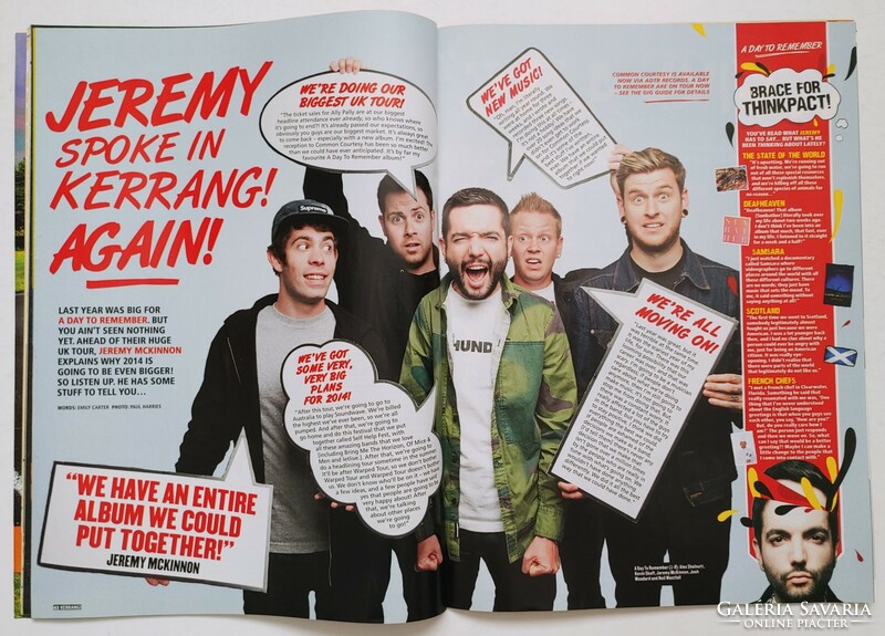 Kerrang magazin 14/2/8 Limp Bizkit Green Day Duff McKagan Crossfaith In Crowd Day To Remember Crosse