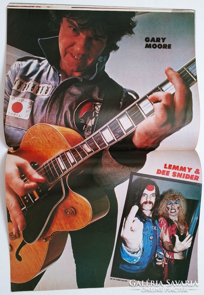 Kerrang magazin 82/8/26 Michael Schenker Blackfoot Gary Moore SOS Budgie Tygers Pan Tang Cheetah