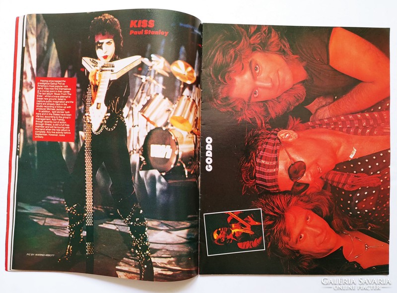 Kerrang magazin 82/5/6 Foreigner Rainbow Magnum Jethro Tull Kiss Blackfoot Scorpions Aerosmith UFO G