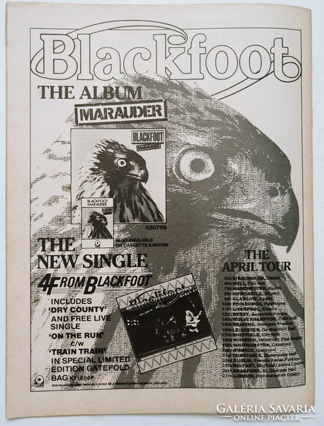 Kerrang magazin 82/3/25 Scorpions Iron Maiden Uriah Foreigner Styx Motorhead Rose Tattoo Mötley Anvi
