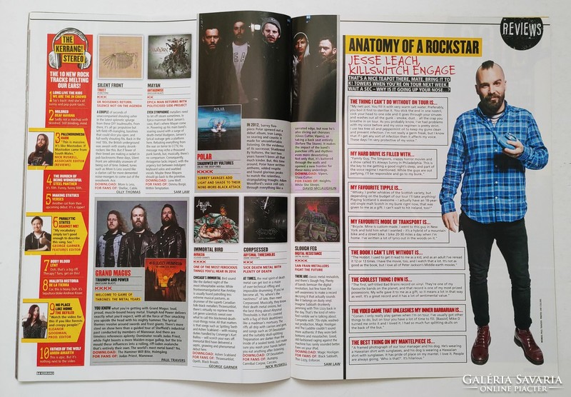 Kerrang magazin 14/2/1 Mice & Men Horizon Blink-182 Trivium Against Me Issues Within Temptation